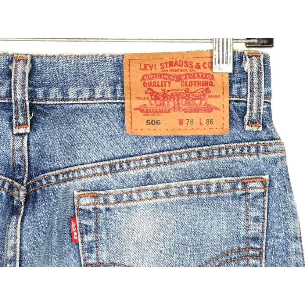 Levi's 506 Vintage Made in Korea‎ 100% Cotton 78 X 86 Jeans Men's 30 X 30